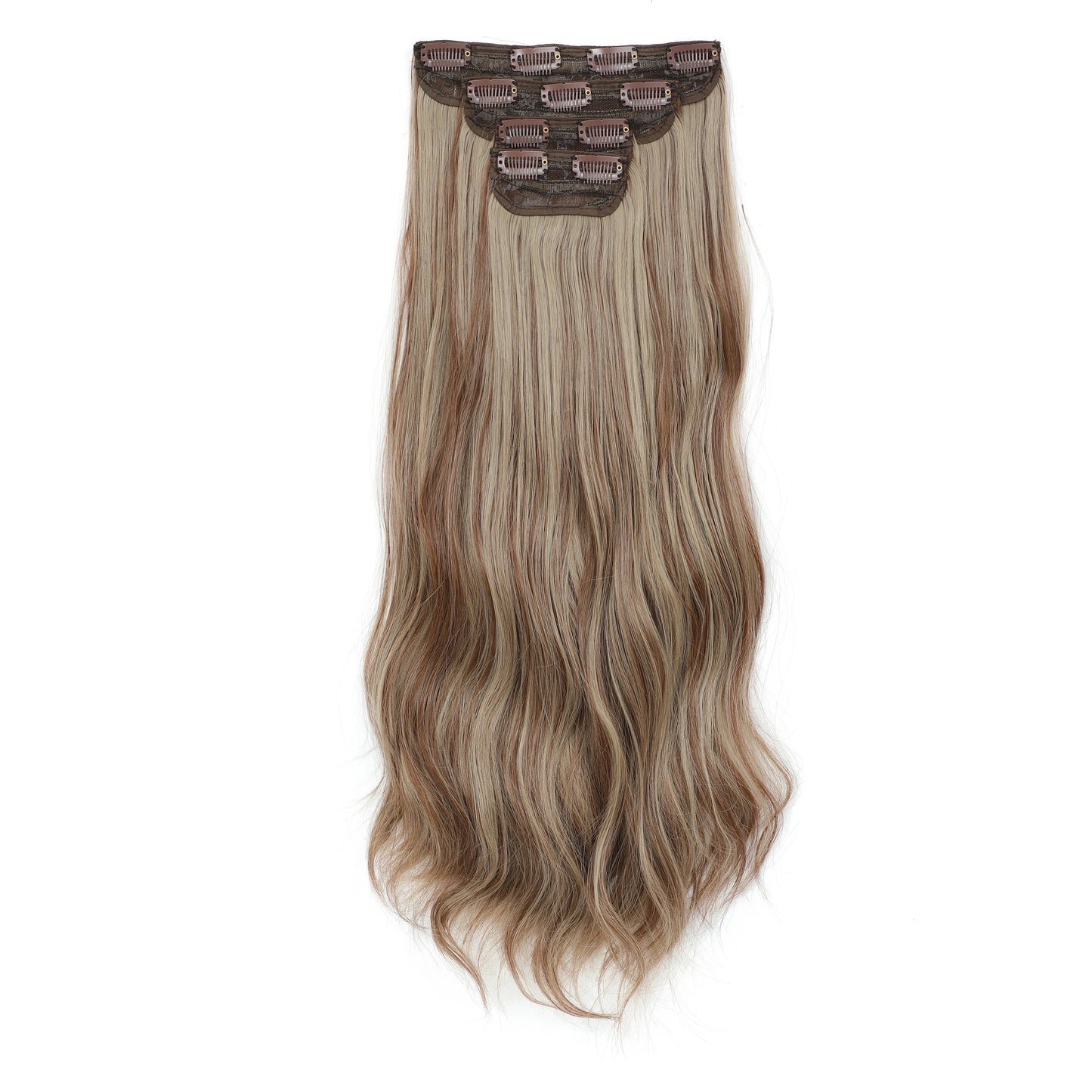 Extensões de Cabelo Ondulado Ombre 55cm - Fibra Importada Bio Humana