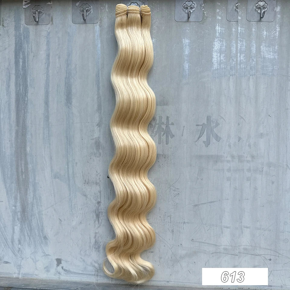 Variedade de Tons e Texturas: Extensões de Cabelo Ondulado