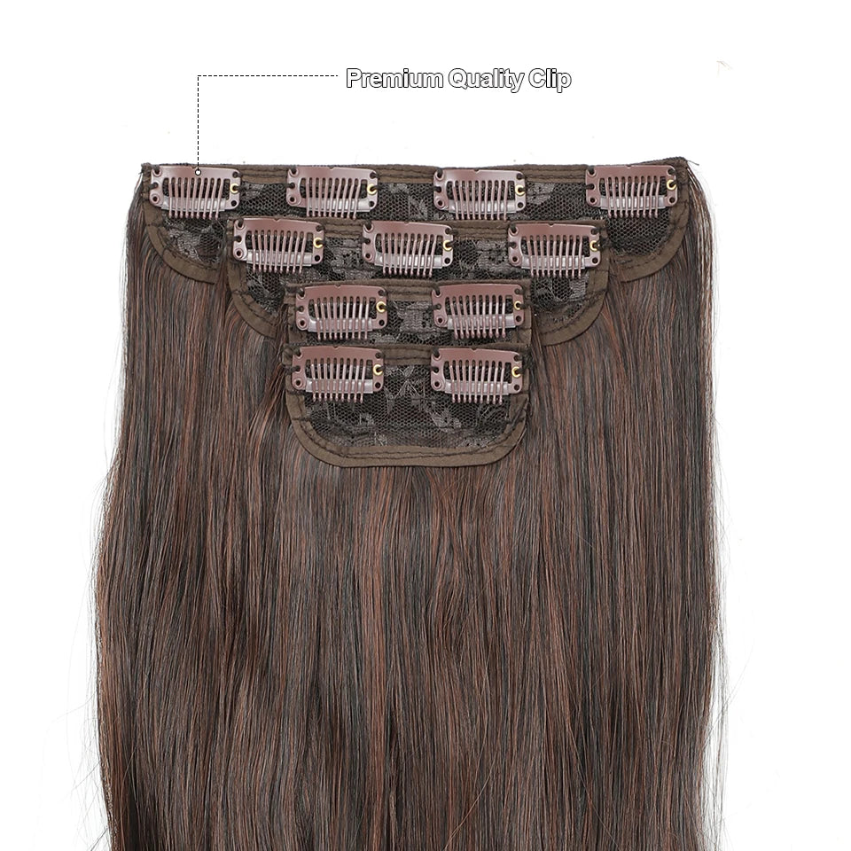 Extensões de Cabelo Ondulado Ombre 55cm - Fibra Importada Bio Humana