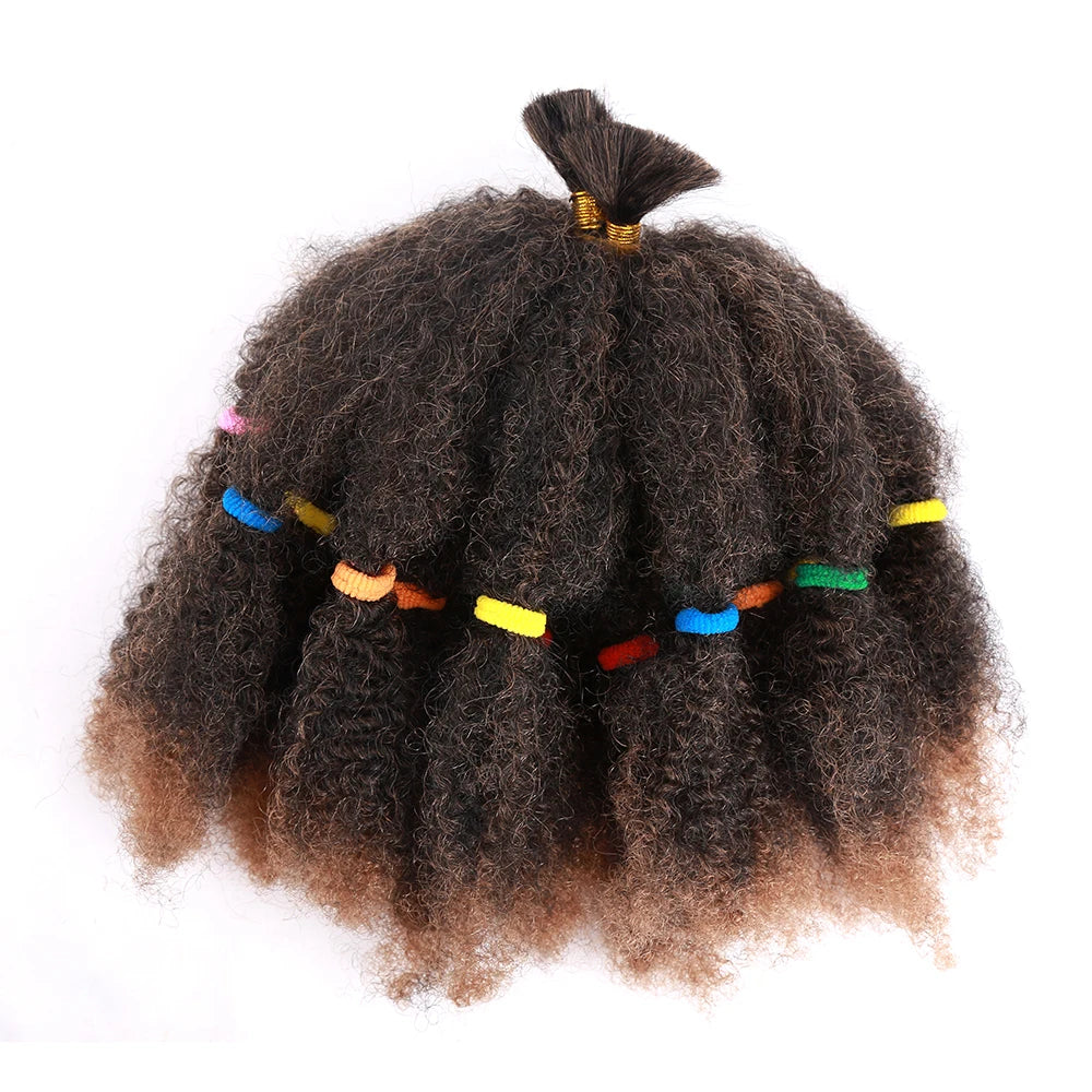 Extensões de Cabelo Sintético Afro Kinky Marley – Estilo Natural e Versátil