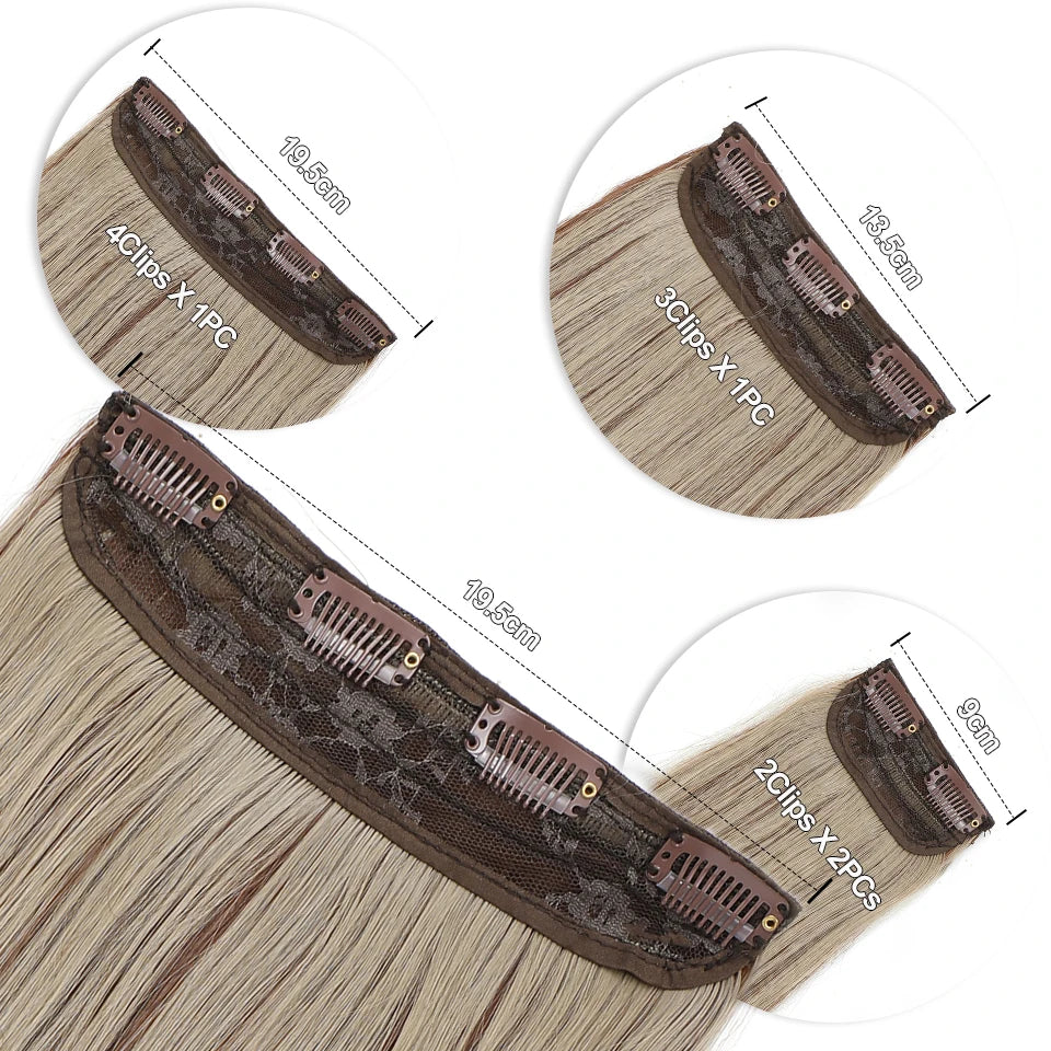 Extensões de Cabelo Ondulado Ombre 55cm - Fibra Importada Bio Humana