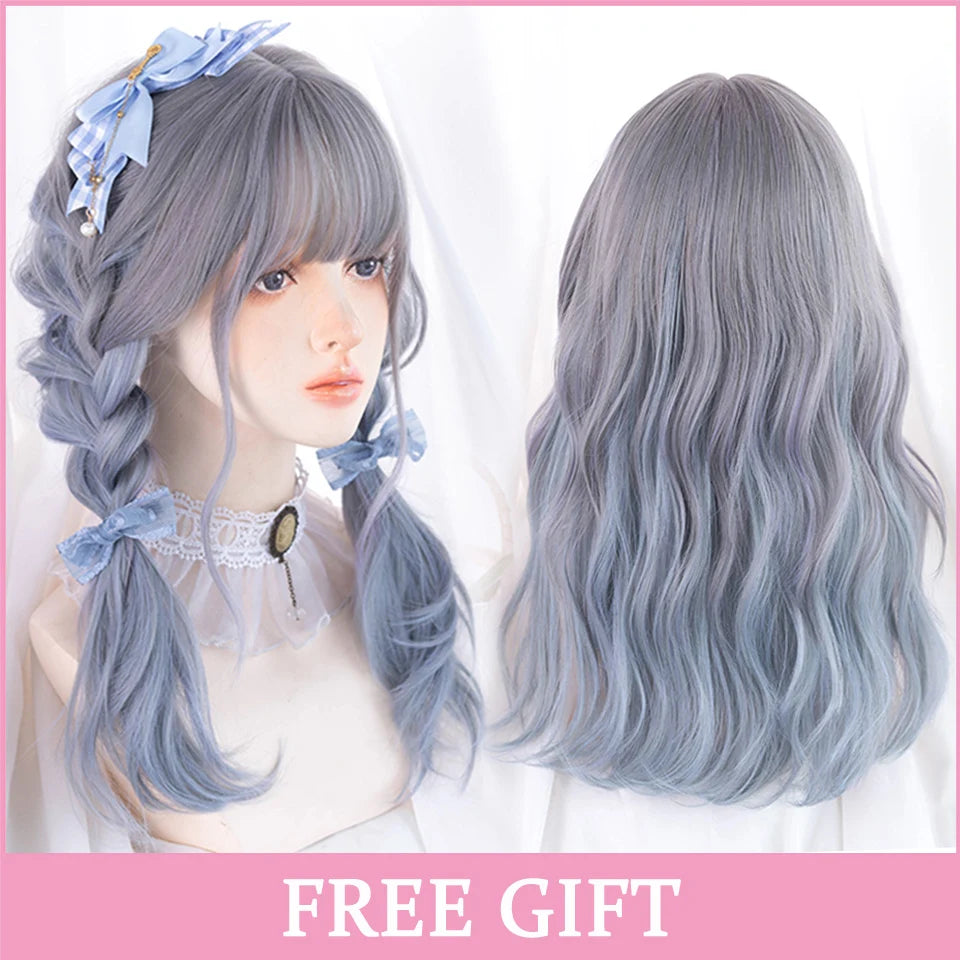 Sakura Xena – Peruca Rosa Liso com Franja | Fibra Sintética Resistente ao Calor para Cosplay Feminino