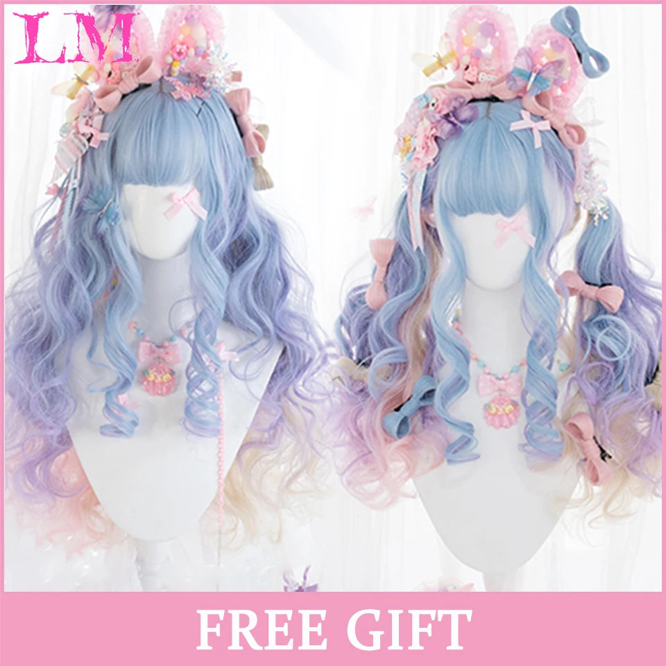 Sakura Xena – Peruca Rosa Liso com Franja | Fibra Sintética Resistente ao Calor para Cosplay Feminino