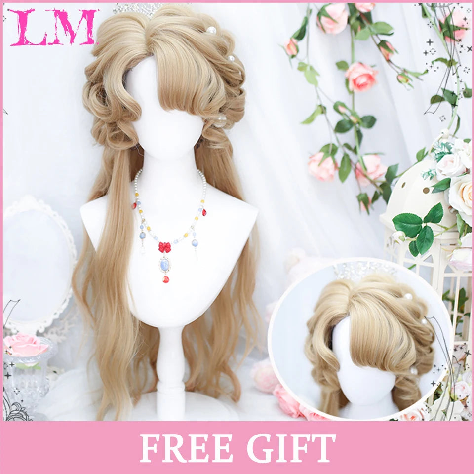 Sakura Xena – Peruca Rosa Liso com Franja | Fibra Sintética Resistente ao Calor para Cosplay Feminino