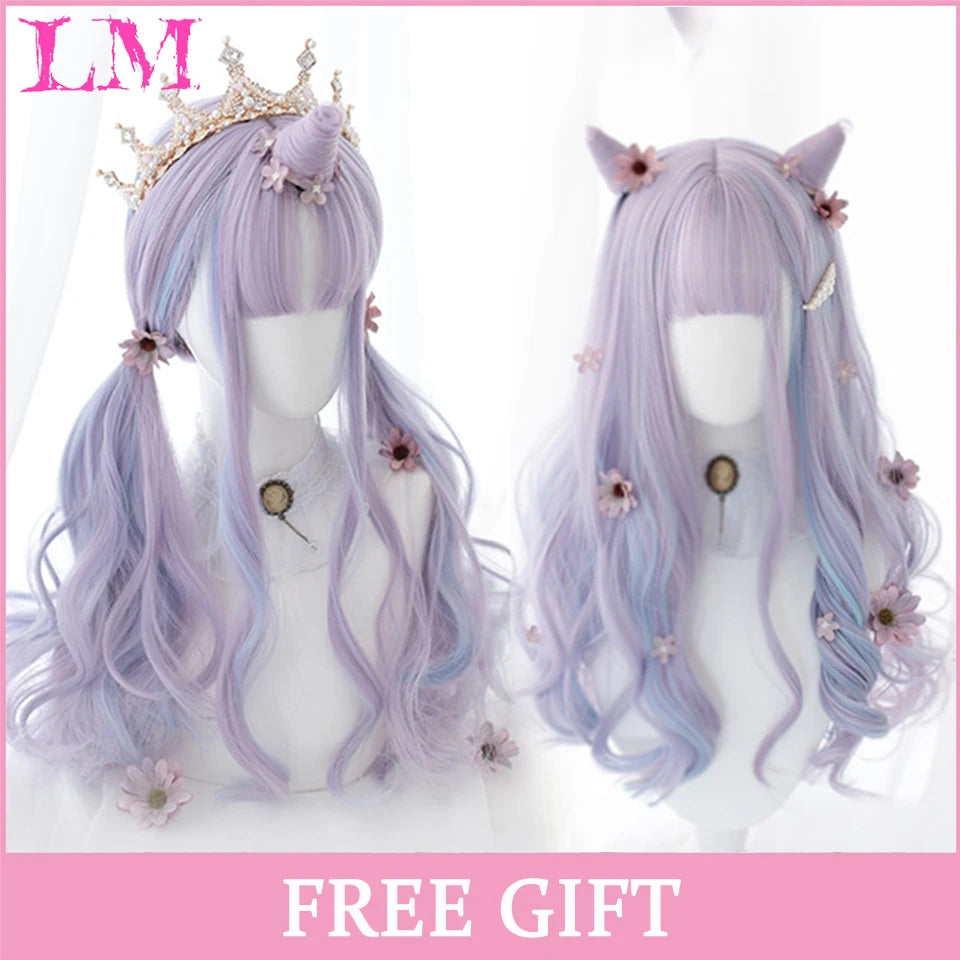 Sakura Xena – Peruca Rosa Liso com Franja | Fibra Sintética Resistente ao Calor para Cosplay Feminino
