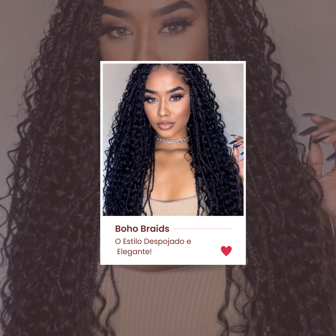 Tranças Boho: A Tendência que Une Estilo e Praticidade