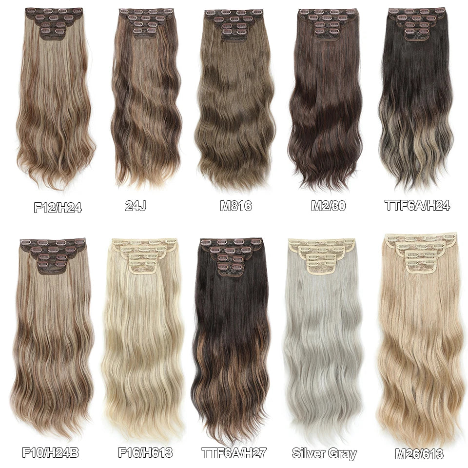 Extensões de Cabelo Ondulado Ombre 55cm - Fibra Importada Bio Humana