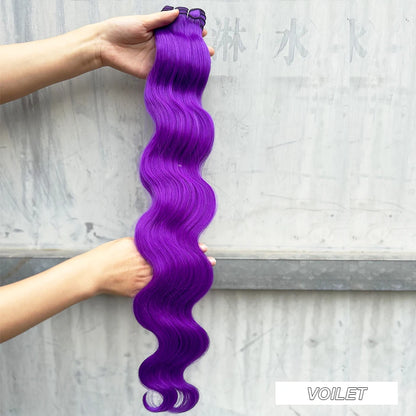 Variedade de Tons e Texturas: Extensões de Cabelo Ondulado