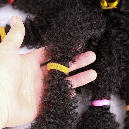 Extensões de Cabelo Sintético Afro Kinky Marley – Estilo Natural e Versátil