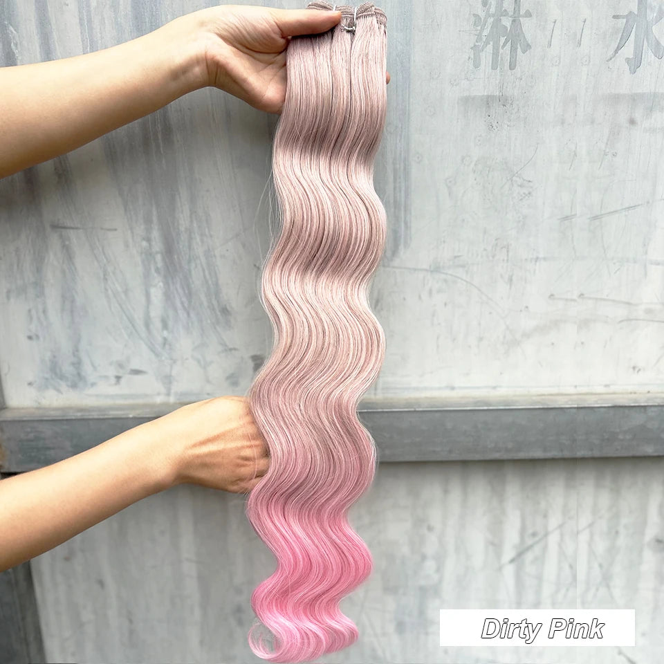 Variedade de Tons e Texturas: Extensões de Cabelo Ondulado