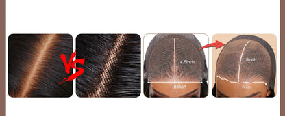 Camila – Lace Front 7x5 | Cabelo Humano Yaki, Sem Cola, Pré-Cortada & Pronta para Uso