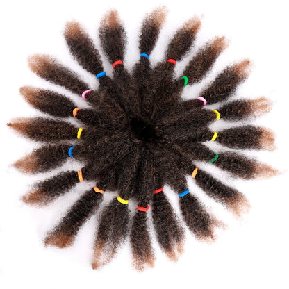 Extensões de Cabelo Sintético Afro Kinky Marley – Estilo Natural e Versátil