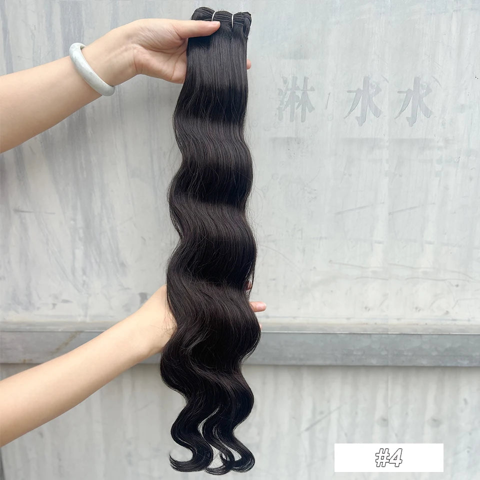 Variedade de Tons e Texturas: Extensões de Cabelo Ondulado