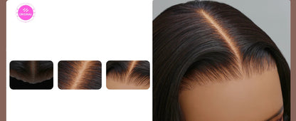 Peruca Isabella —  Hair 7x5 adeus Cola, Balayage Marrom, Onda Corporal, Cabelo Humano 150%