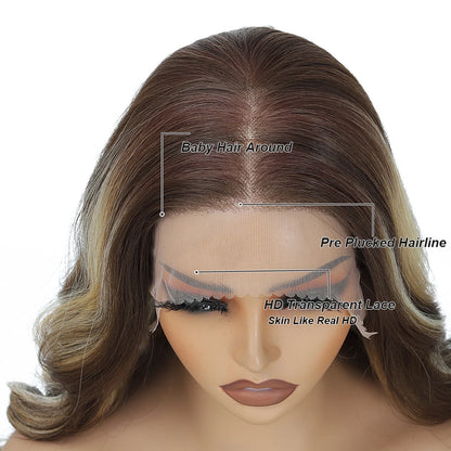 Lace Frontal 13x6 Onda do Corpo  - Fibra Importada BioHumano