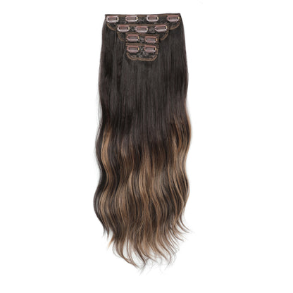 Extensões de Cabelo Ondulado Ombre 55cm - Fibra Importada Bio Humana