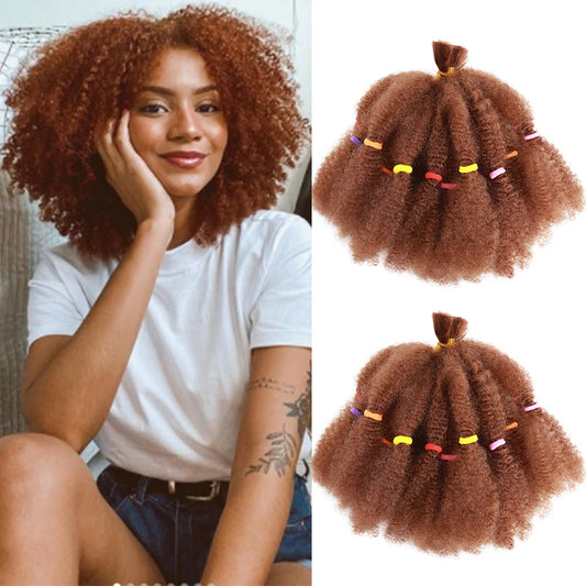 Extensões de Cabelo Sintético Afro Kinky Marley – Estilo Natural e Versátil