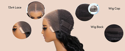 Camila – Lace Front 7x5 | Cabelo Humano Yaki, Sem Cola, Pré-Cortada & Pronta para Uso