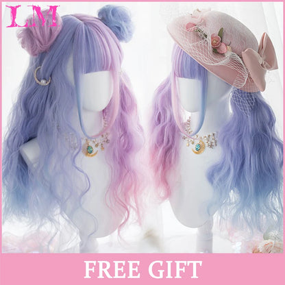 Sakura Xena – Peruca Rosa Liso com Franja | Fibra Sintética Resistente ao Calor para Cosplay Feminino