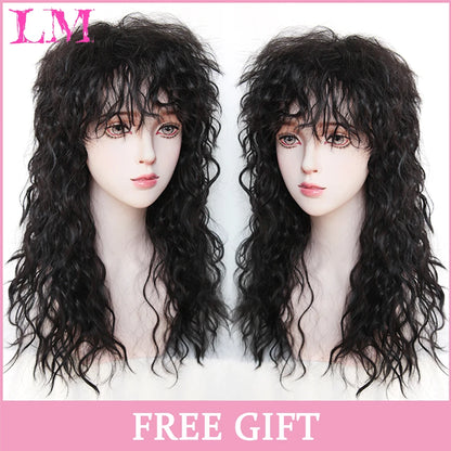 Sakura Xena – Peruca Rosa Liso com Franja | Fibra Sintética Resistente ao Calor para Cosplay Feminino