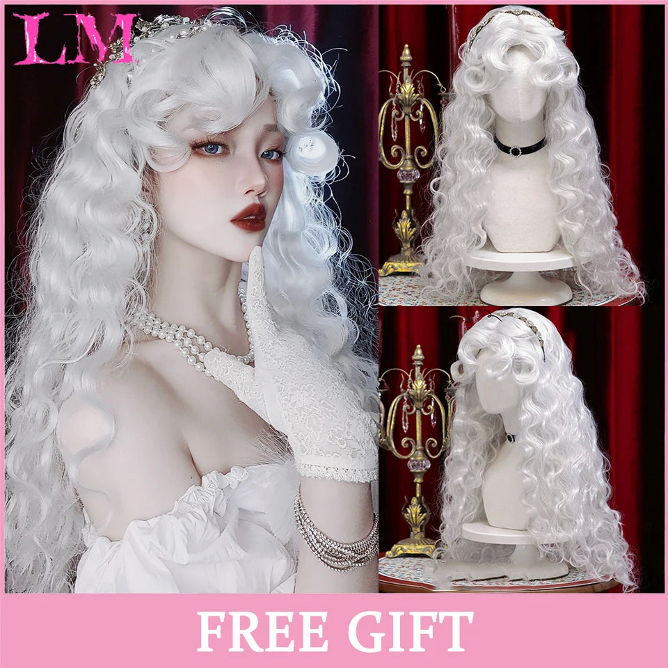 Sakura Xena – Peruca Rosa Liso com Franja | Fibra Sintética Resistente ao Calor para Cosplay Feminino