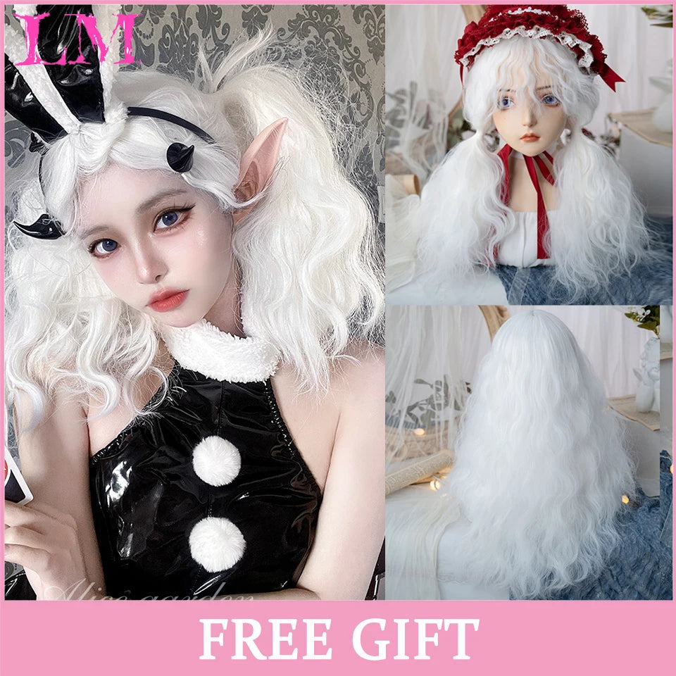 Sakura Xena – Peruca Rosa Liso com Franja | Fibra Sintética Resistente ao Calor para Cosplay Feminino