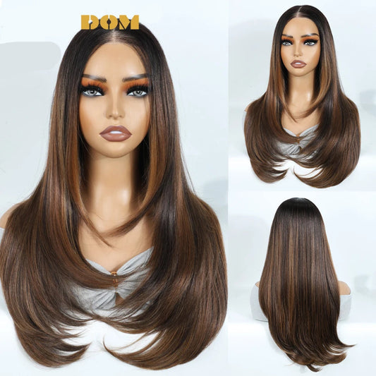 Lace Front Ombre Marrom – Samantha