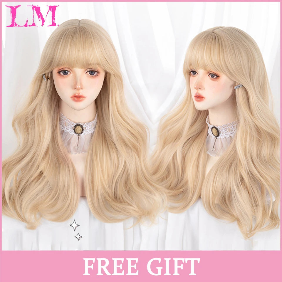 Sakura Xena – Peruca Rosa Liso com Franja | Fibra Sintética Resistente ao Calor para Cosplay Feminino
