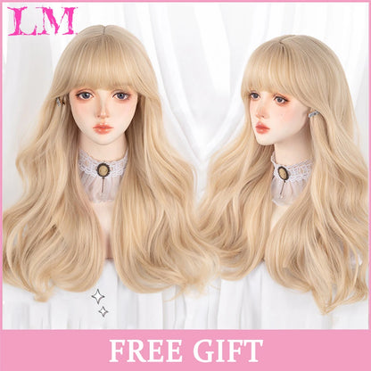 Sakura Xena – Peruca Rosa Liso com Franja | Fibra Sintética Resistente ao Calor para Cosplay Feminino