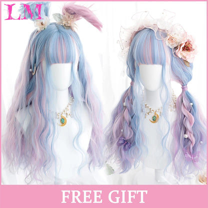 Sakura Xena – Peruca Rosa Liso com Franja | Fibra Sintética Resistente ao Calor para Cosplay Feminino