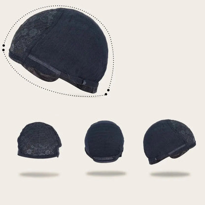 Vic – Peruca Afro Cacheada Castanha com Franja | Fibra Sintética Macia e Fofa, Sem Renda – Ideal para Festas, Cosplay e Uso Diário