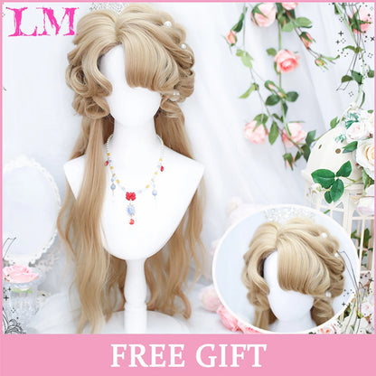 Sakura Xena – Peruca Rosa Liso com Franja | Fibra Sintética Resistente ao Calor para Cosplay Feminino