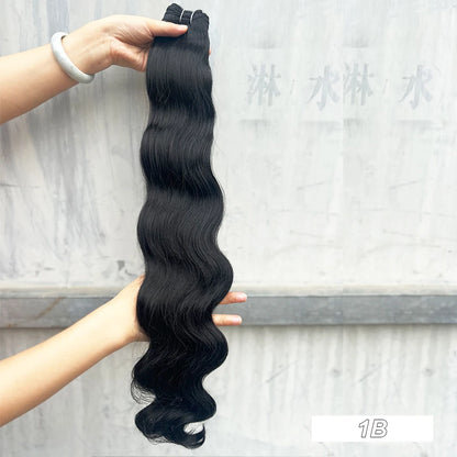 Variedade de Tons e Texturas: Extensões de Cabelo Ondulado
