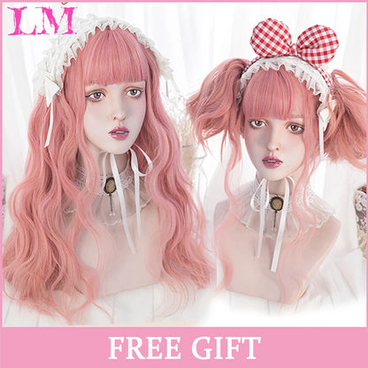 Sakura Nike – Peruca Rosa Liso com Franja | Fibra Sintética Resistente ao Calor para Cosplay Feminino