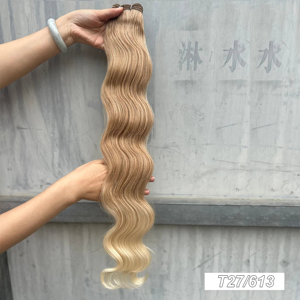 Variedade de Tons e Texturas: Extensões de Cabelo Ondulado