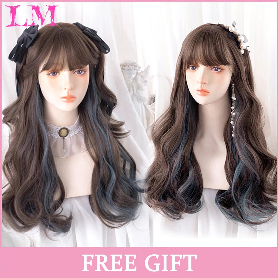 Sakura Xena – Peruca Rosa Liso com Franja | Fibra Sintética Resistente ao Calor para Cosplay Feminino