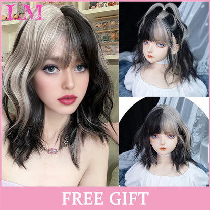 Sakura Xena – Peruca Rosa Liso com Franja | Fibra Sintética Resistente ao Calor para Cosplay Feminino