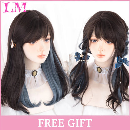 Sakura Xena – Peruca Rosa Liso com Franja | Fibra Sintética Resistente ao Calor para Cosplay Feminino
