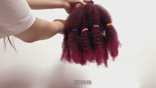 Extensões de Cabelo Sintético Afro Kinky Marley – Estilo Natural e Versátil